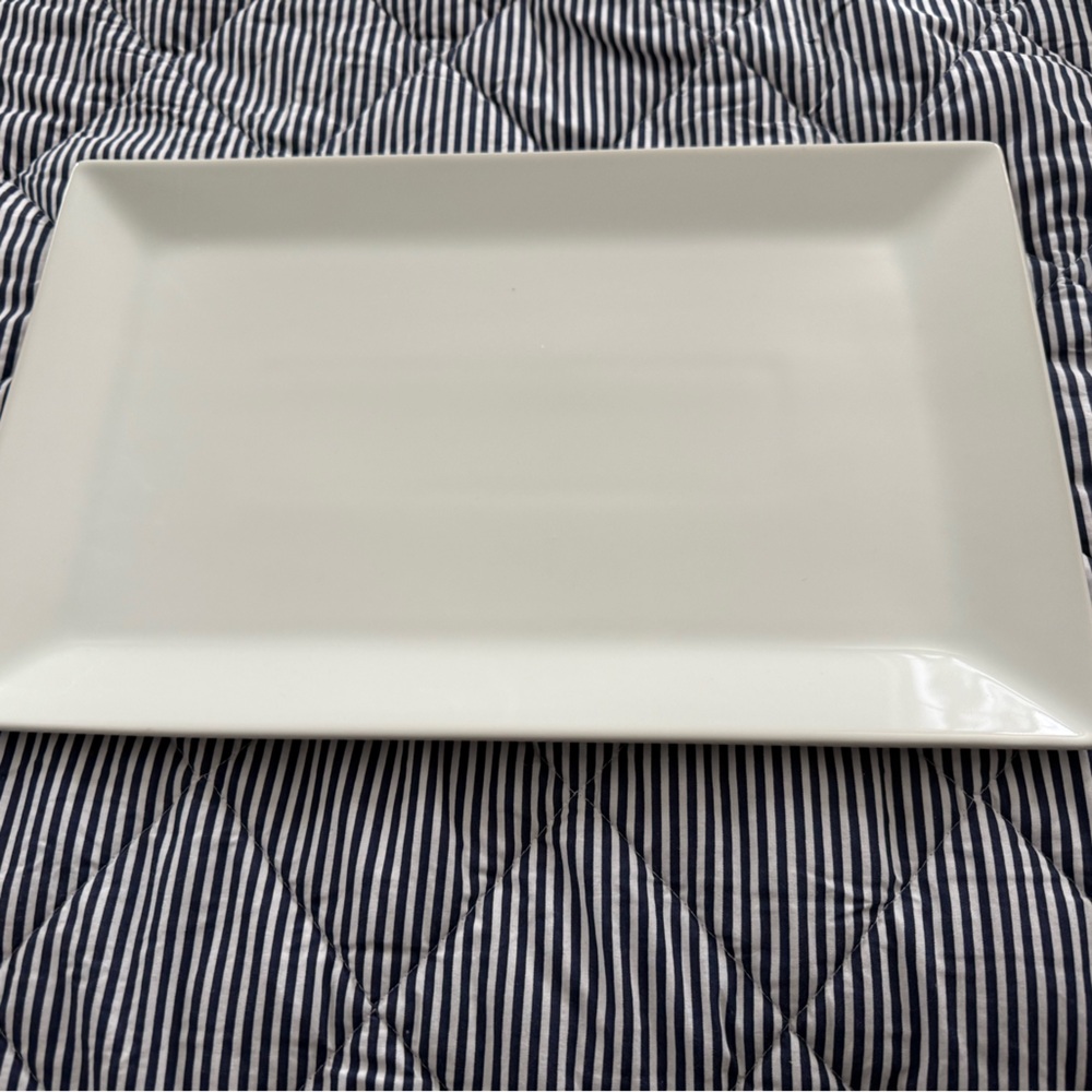 Threshold Classic White Rectangular Serving Platter